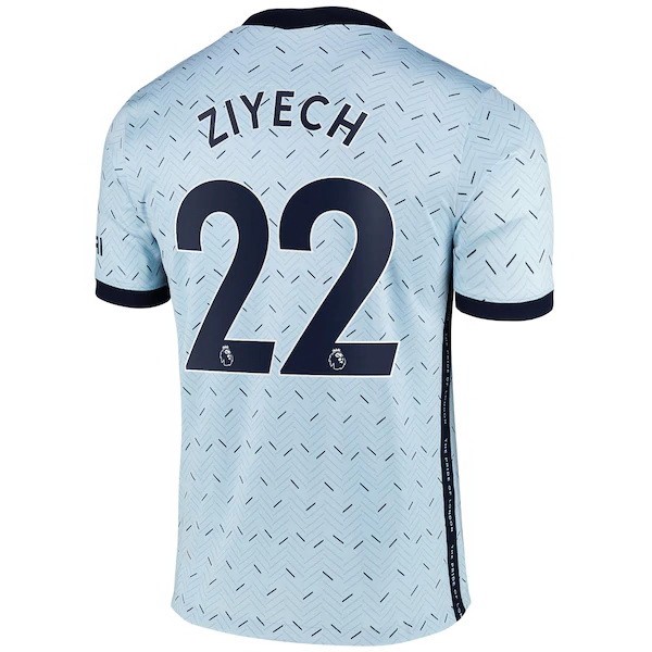 Camiseta Chelsea NO.22 Ziyech Segunda 2020-2021 Azul